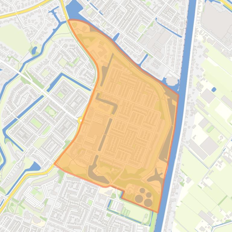 Kaart van de Componistenbuurt.