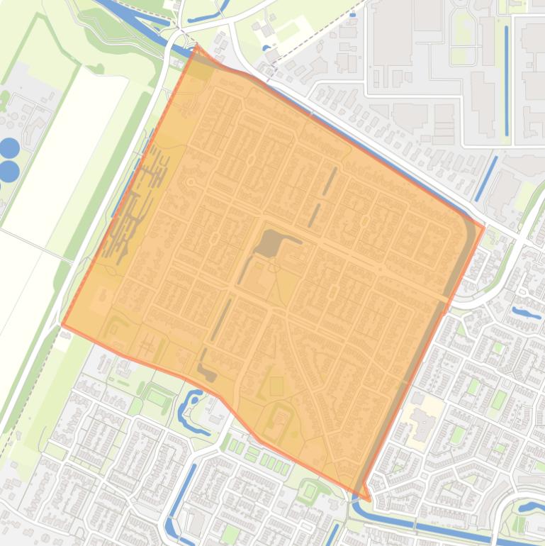 Kaart van de Componistenbuurt.