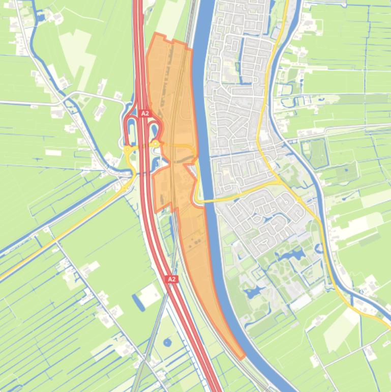 Kaart van de buurt Corridor.