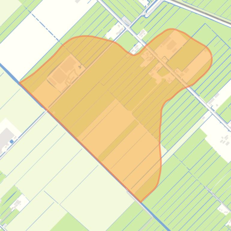 Kaart van de buurt Cortelande centrum.