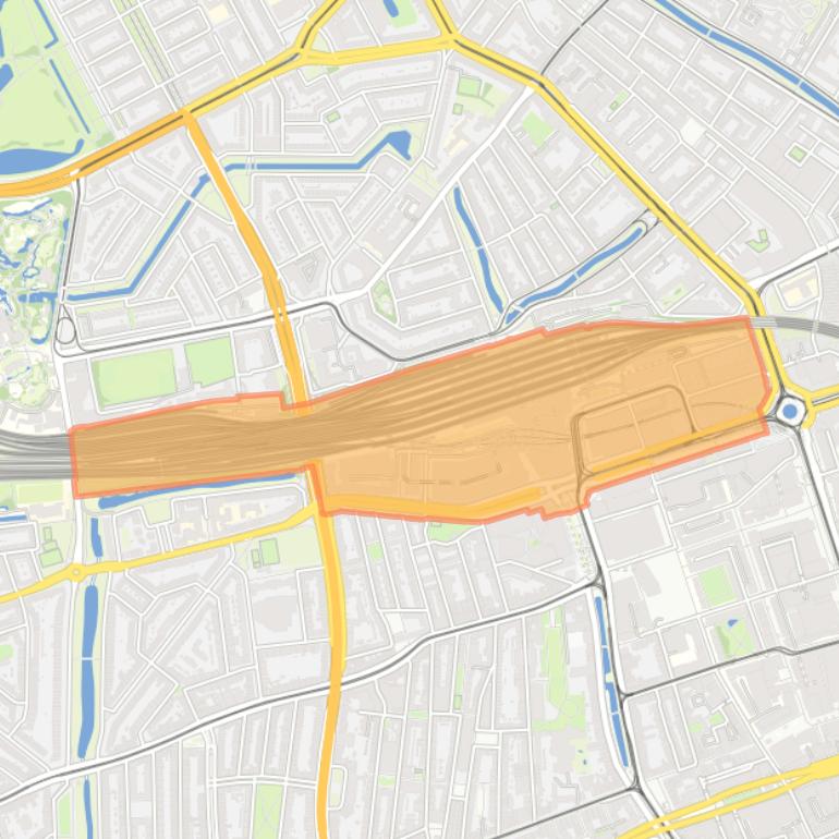 Kaart van de buurt Cs Kwartier.