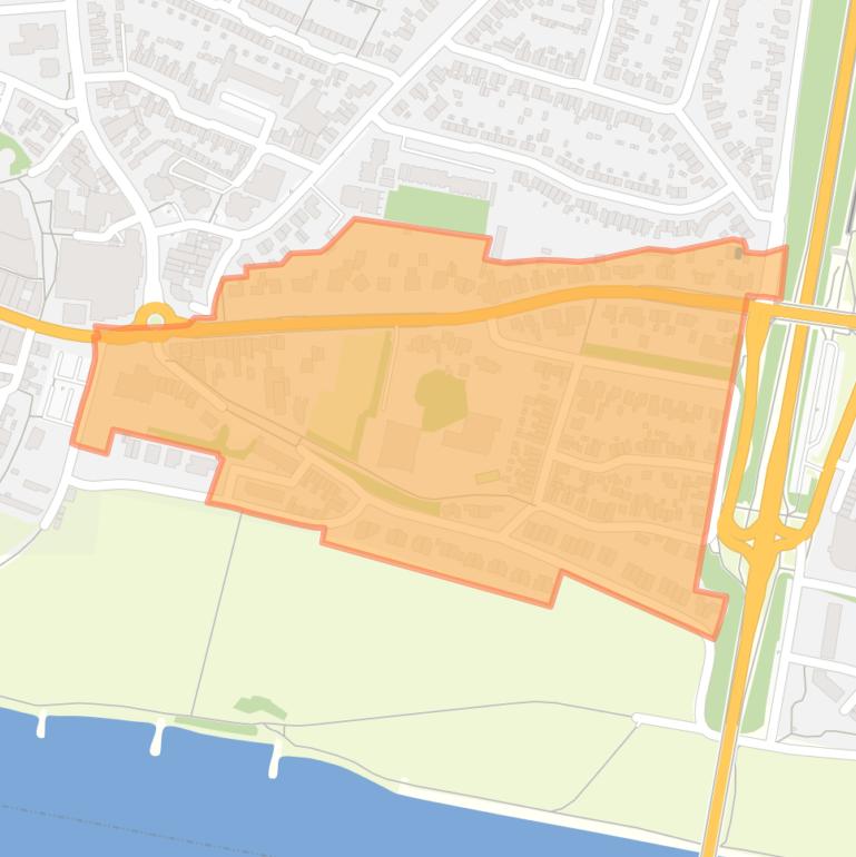 Kaart van de buurt Cunera.