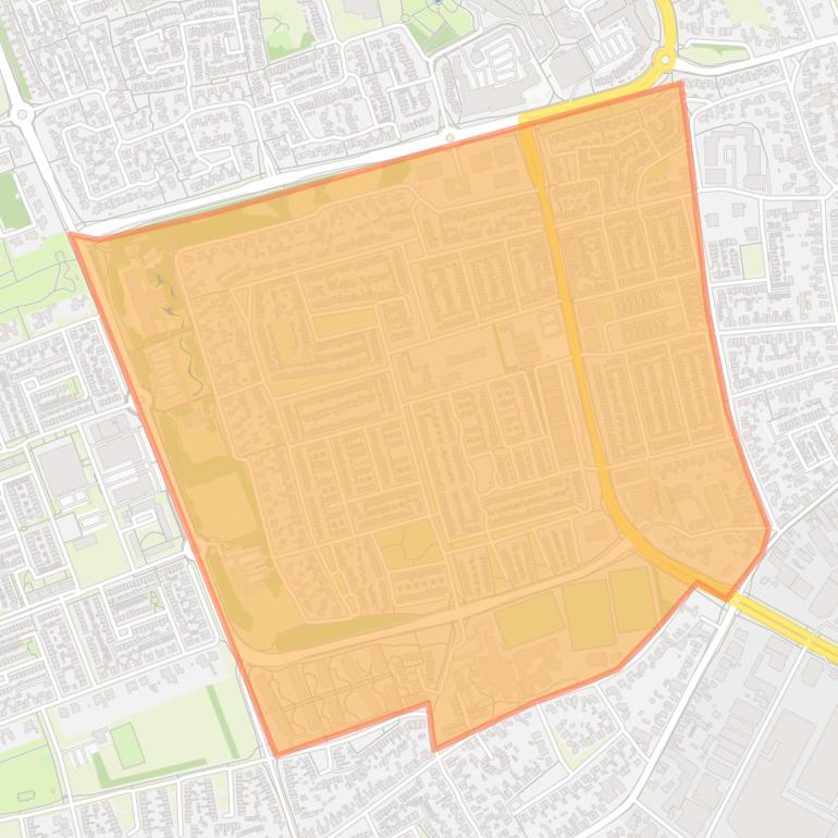 Kaart van de buurt D’Ekker.