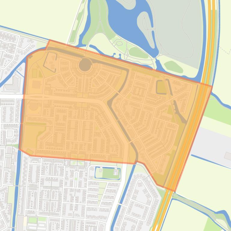 Kaart van de buurt Daalmeer-Noordoost.