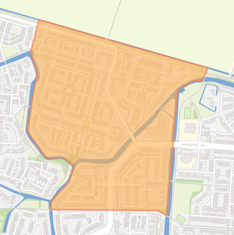 Kaart van de buurt Daalmeer-Noordwest.