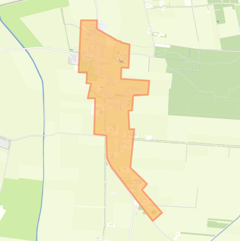 Kaart van de buurt Dalerveen.