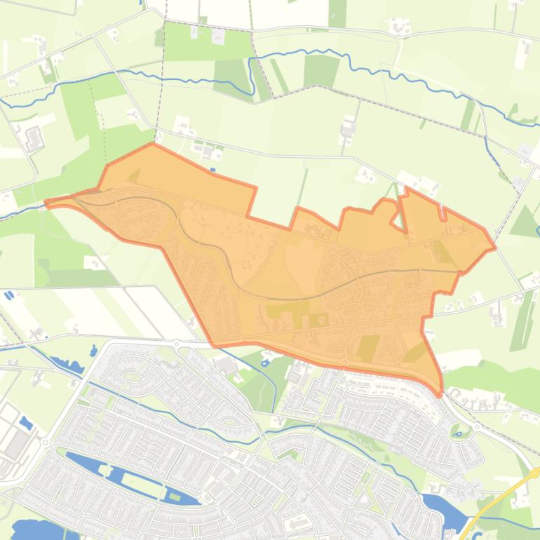 Kaart van de buurt Dalmeden.