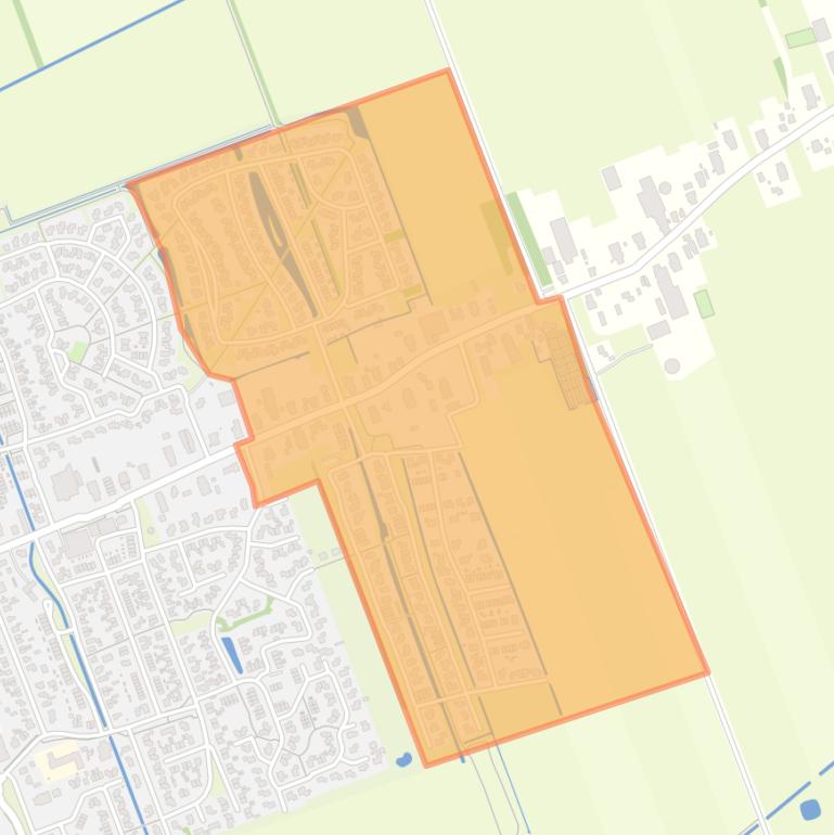 Kaart van de buurt Danninge Erve.