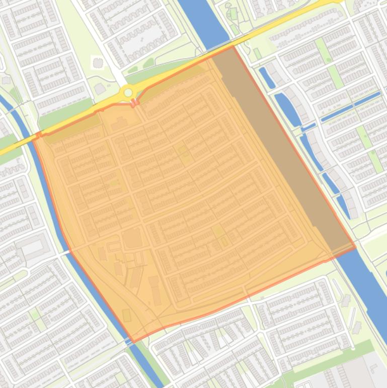 Kaart van de buurt Danswijk Noordoost.