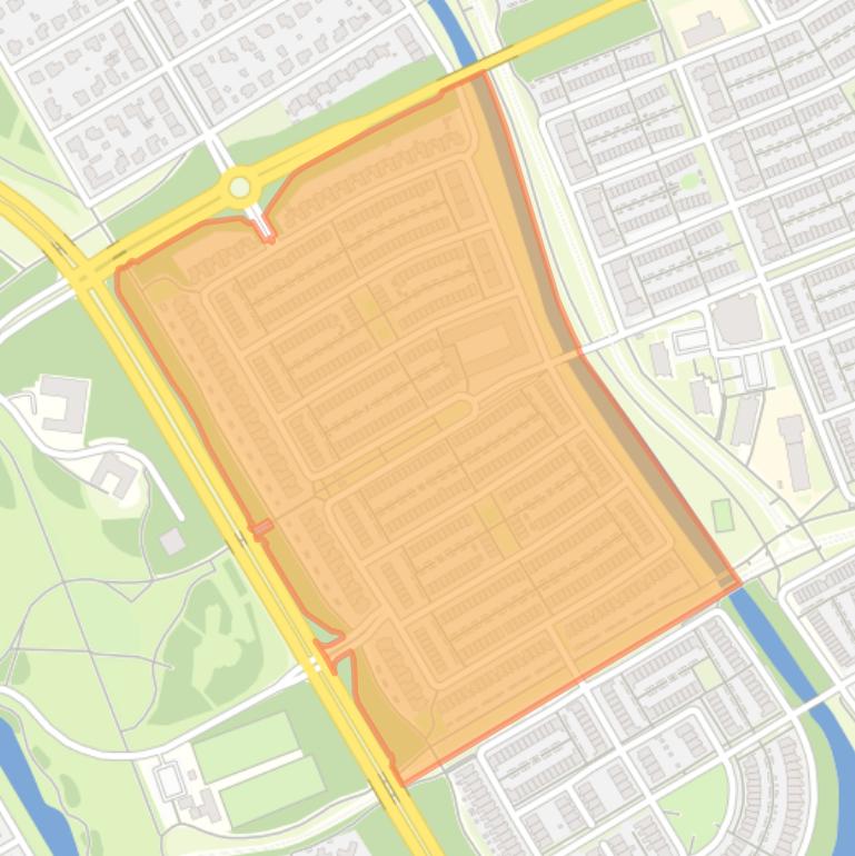 Kaart van de buurt Danswijk Noordwest.