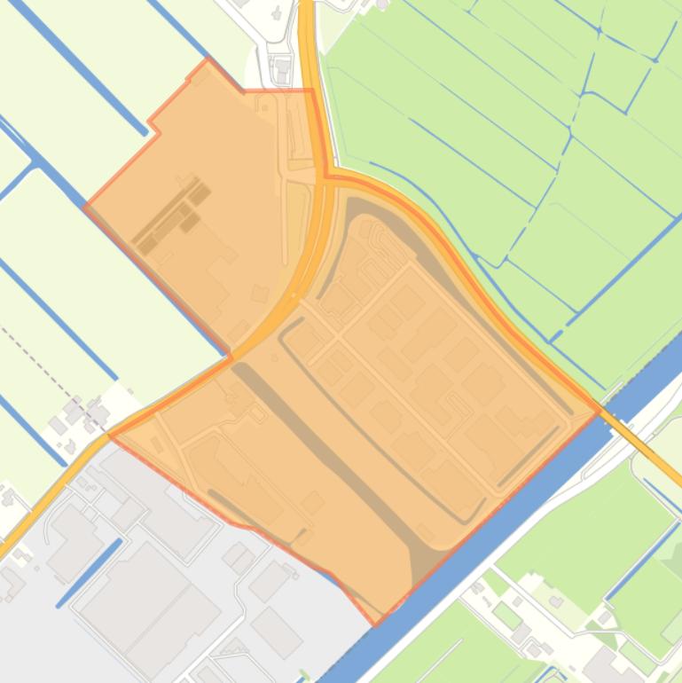 Kaart van de buurt De Arnoud.