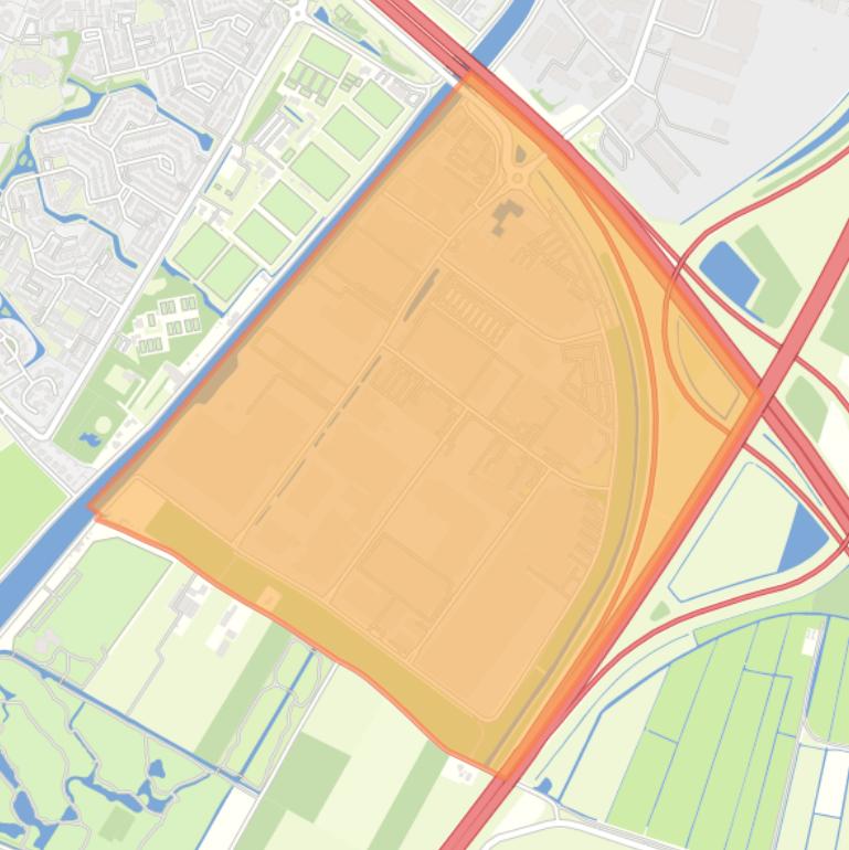 Kaart van de buurt De Biezen.