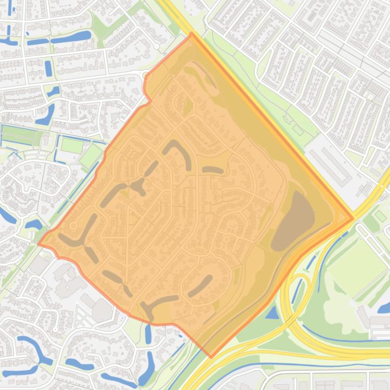 Kaart van de buurt De Blaak Noord-Oost.