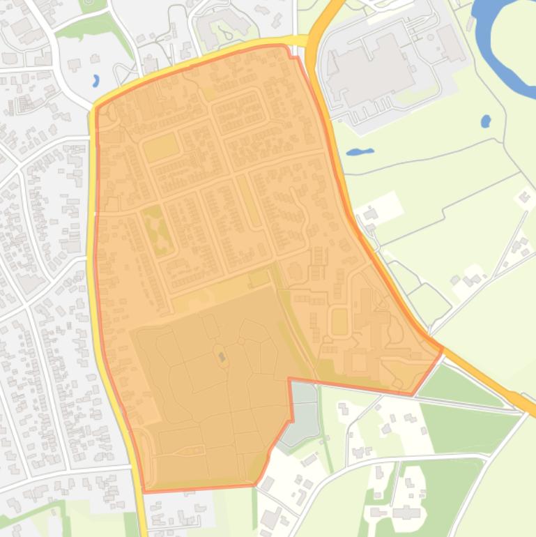 Kaart van de buurt De Blenke.