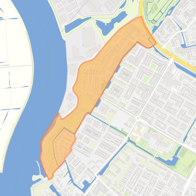 Kaart van de buurt De Boezem.