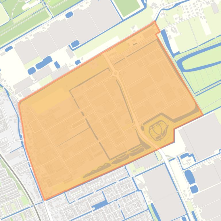 Kaart van de buurt De Boezem.