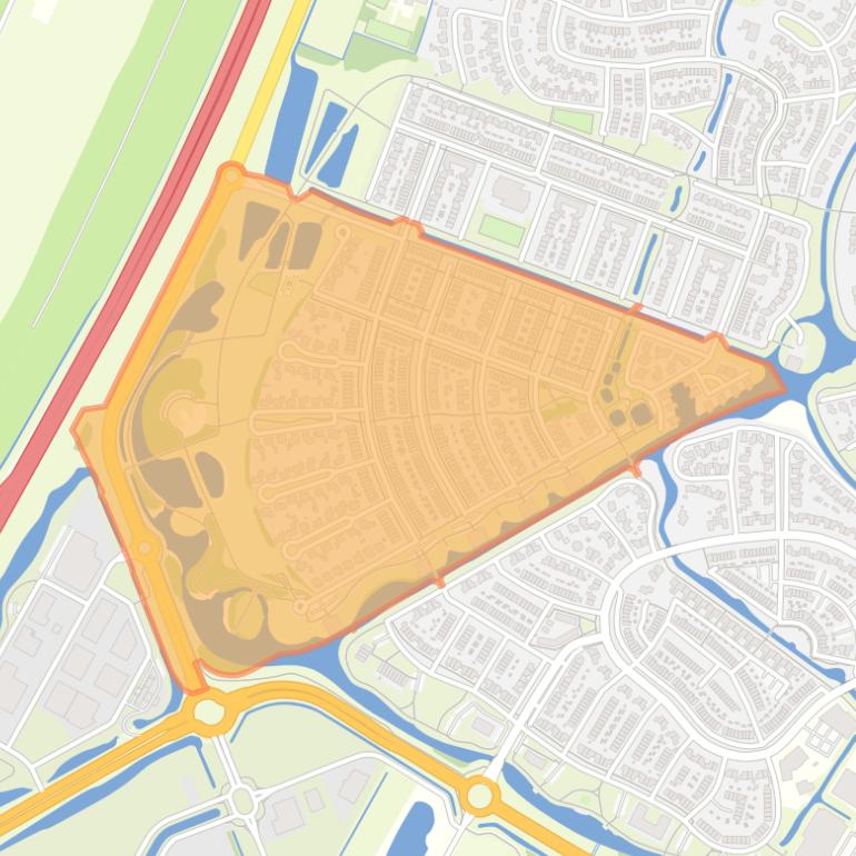 Kaart van de buurt De Bogen.