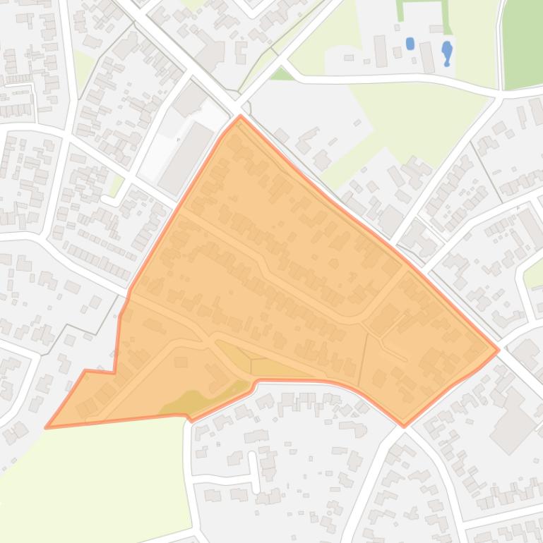 Kaart van de buurt De Borne 2.