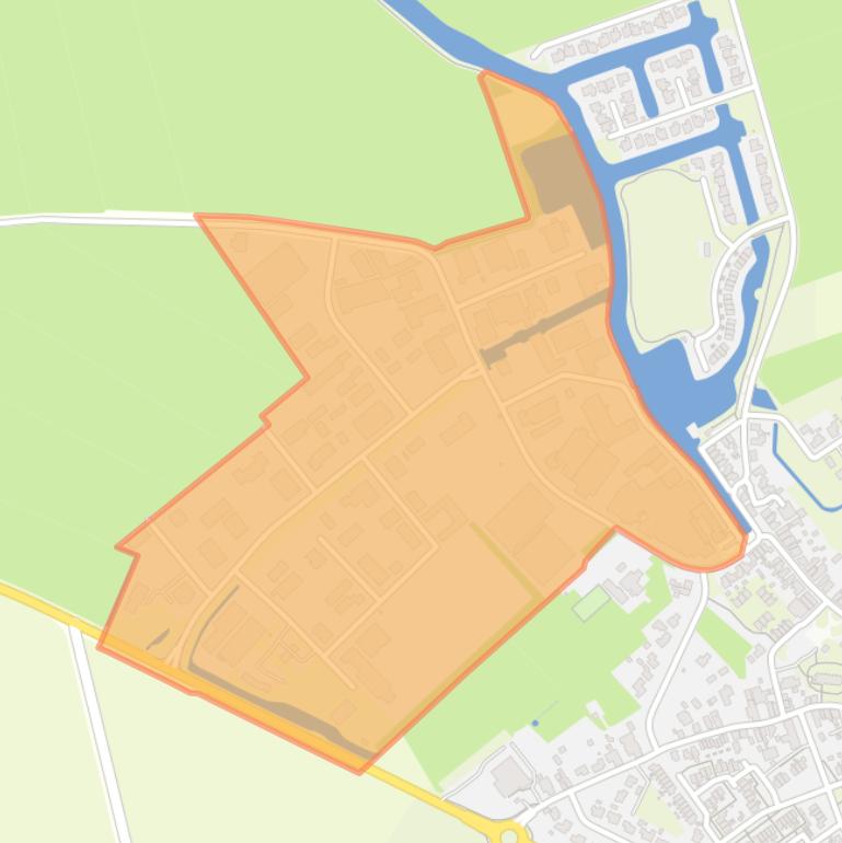 Kaart van de buurt De Boterberg.