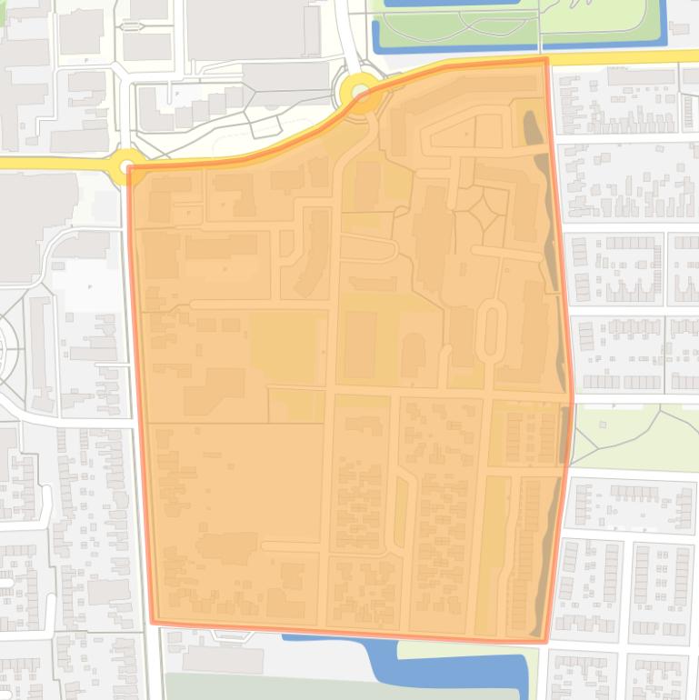 Kaart van de buurt De Bouwen west.