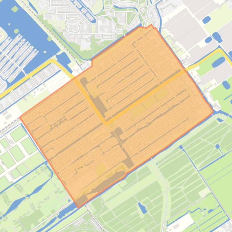 Kaart van de buurt De Bras.