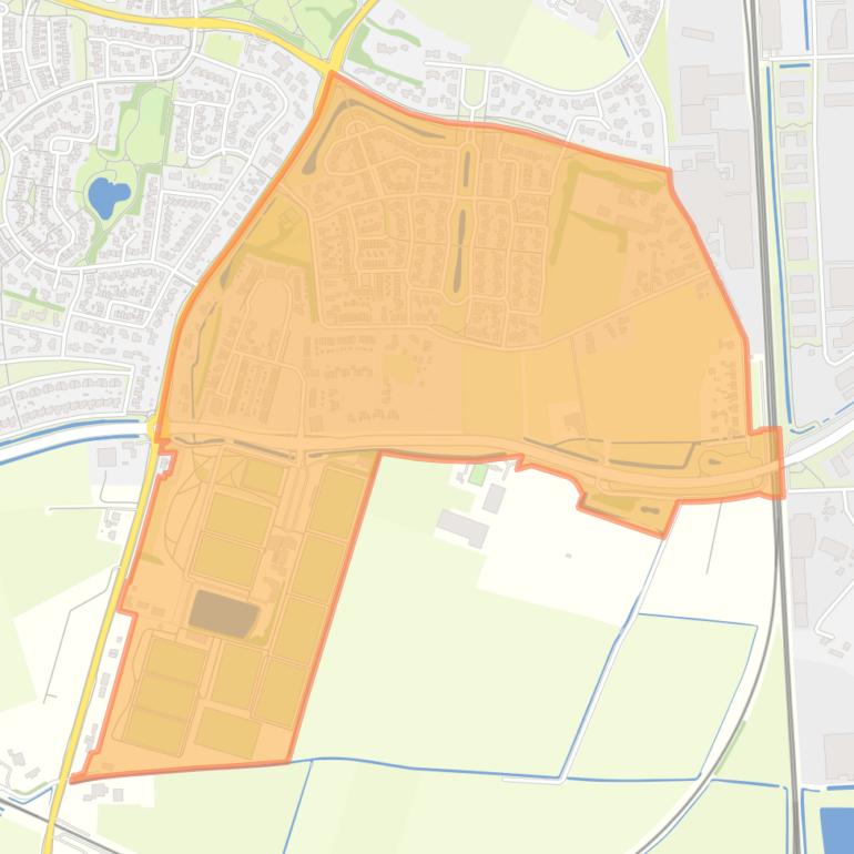 Kaart van de buurt De Brieneshof-De Pas.