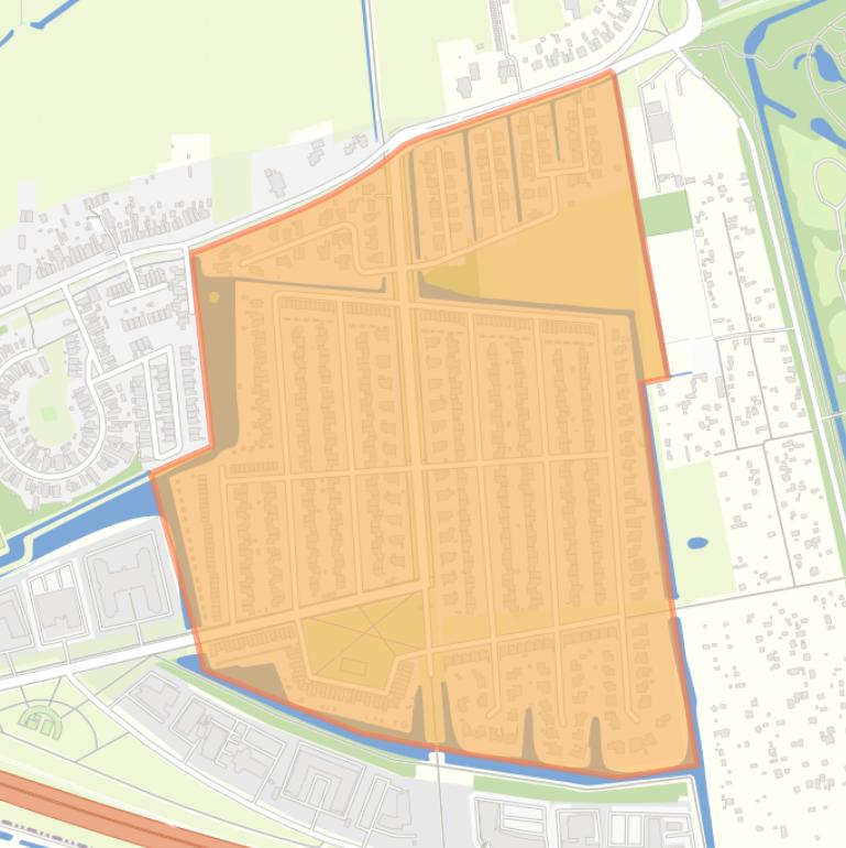 Kaart van de buurt De Buitenhof.