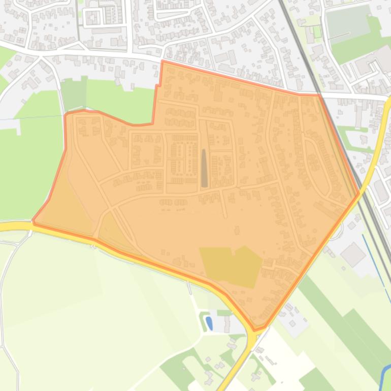 Kaart van de buurt De Bulders Oost.