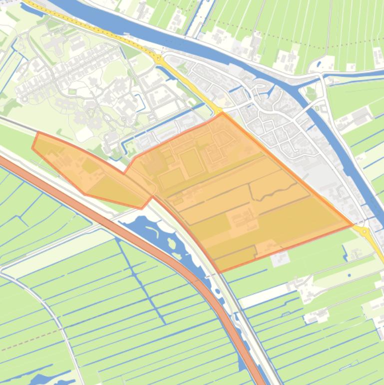 Kaart van de buurt De Burcht.