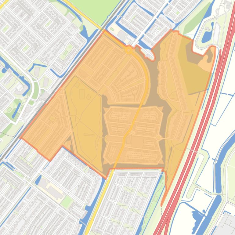 Kaart van de buurt De Citadel.