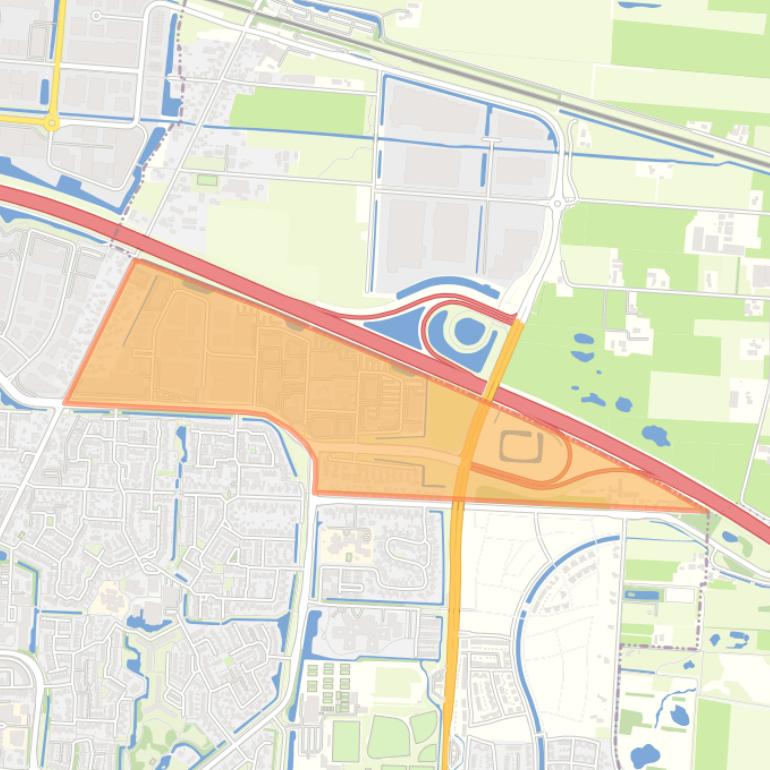 Kaart van de buurt De Compagnie Oost.