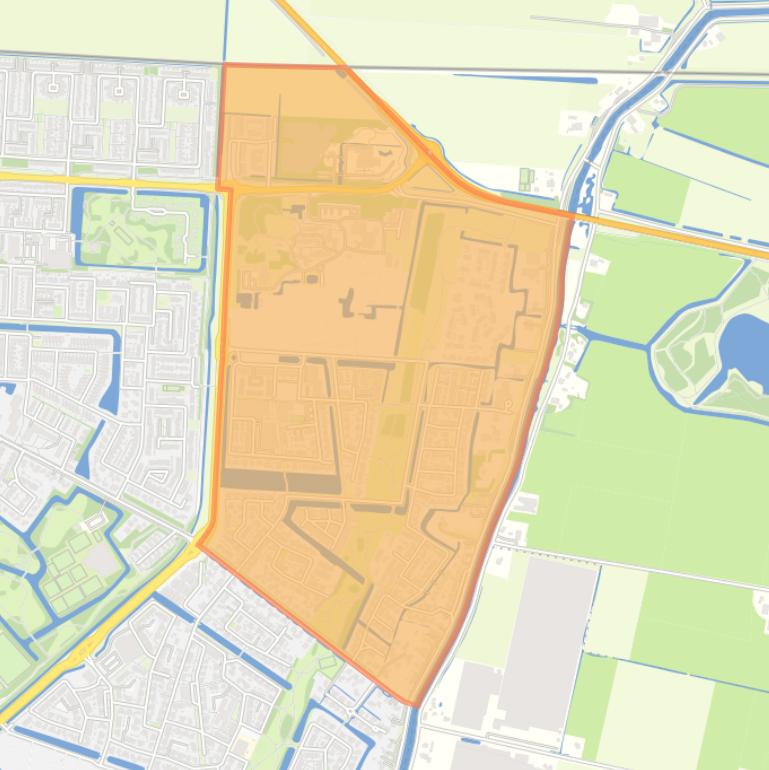 Kaart van de buurt De Draai Noord.