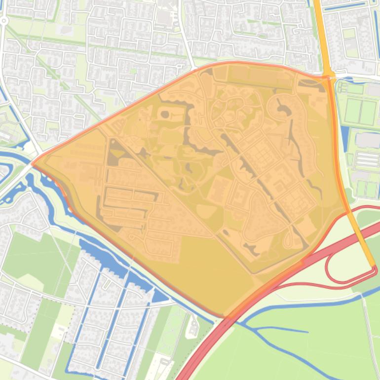 Kaart van de buurt De Drait Zuid.