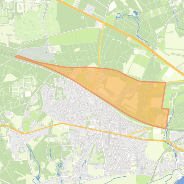 Kaart van de buurt De Dreijen.