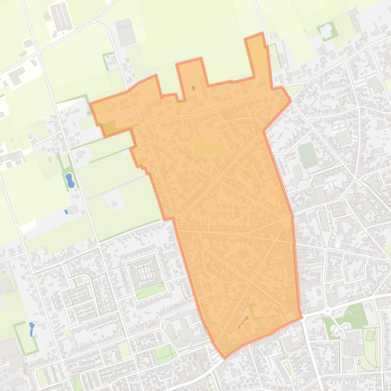 Kaart van de buurt De Dreven.