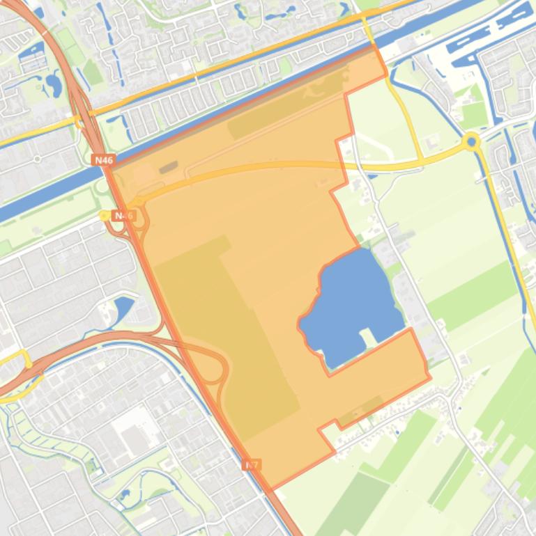 Kaart van de buurt De Eems.