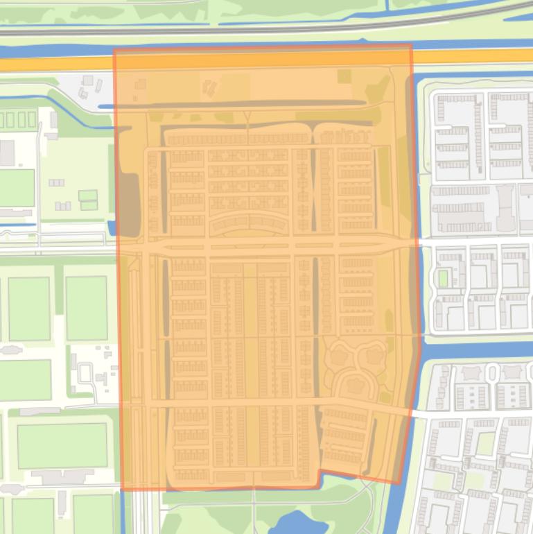 Kaart van de buurt De Eendracht.