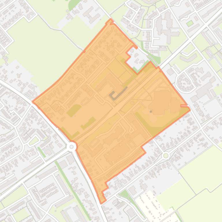 Kaart van de buurt De Eng Noord West.