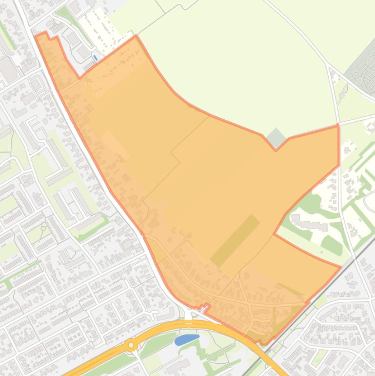 Kaart van de buurt De Eng Zuid.