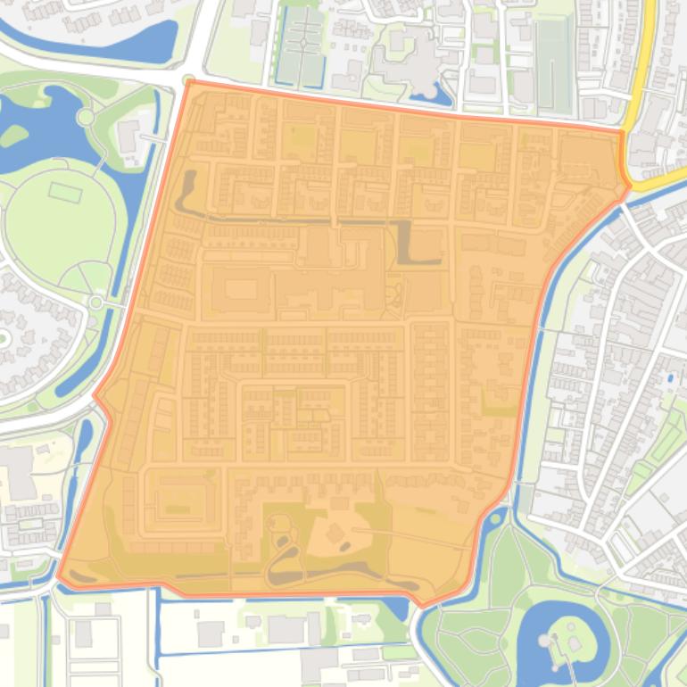 Kaart van de buurt De Engk.