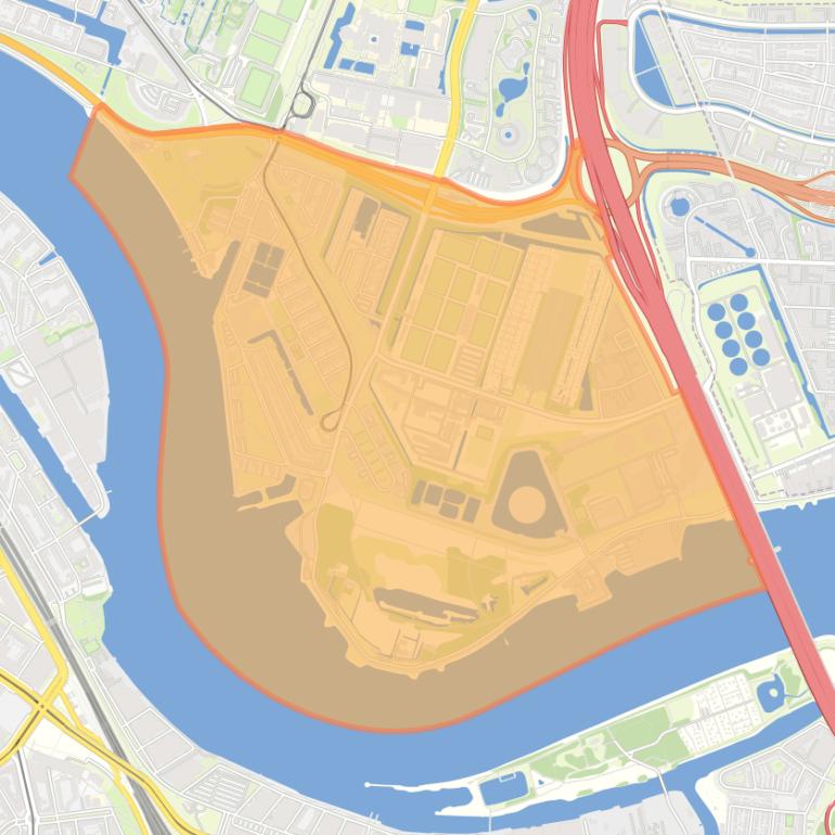 Kaart van de buurt De Esch.