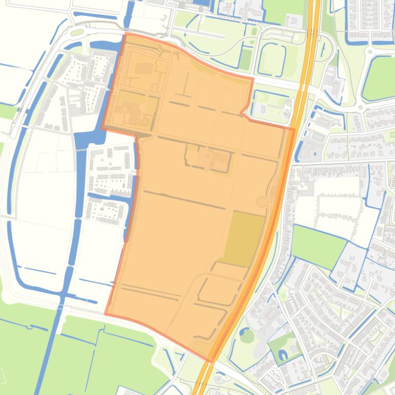 Kaart van de buurt De Fellingen.