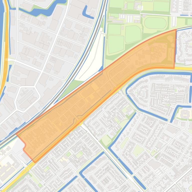 Kaart van de buurt De Frans.