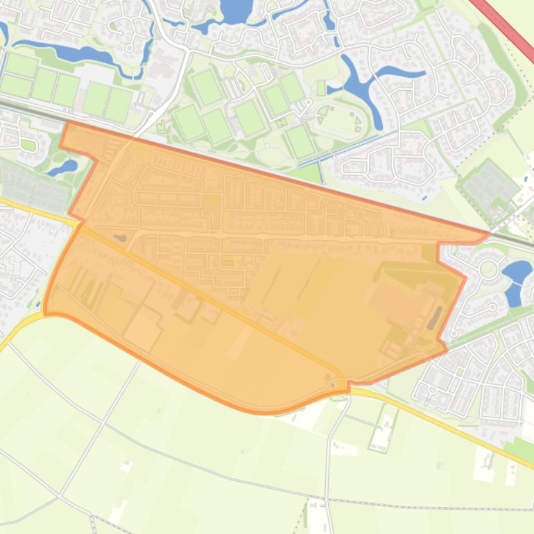 Kaart van de buurt De gagels.