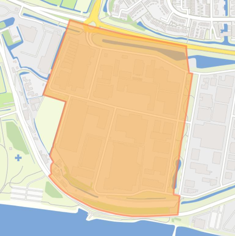 Kaart van de buurt De Geer-West.