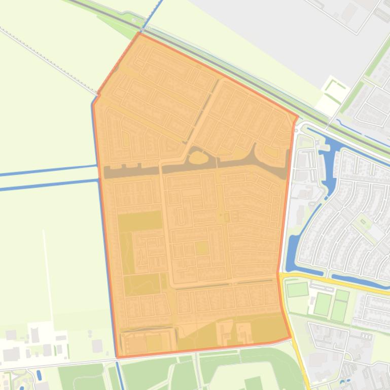 Kaart van de buurt De Gilden.