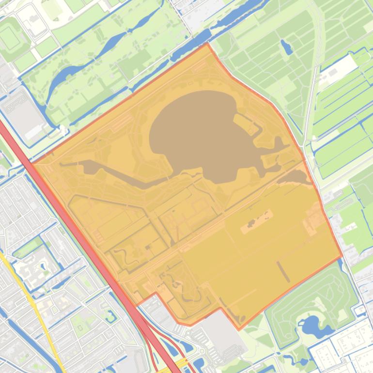 Kaart van de buurt De Grote Plas.