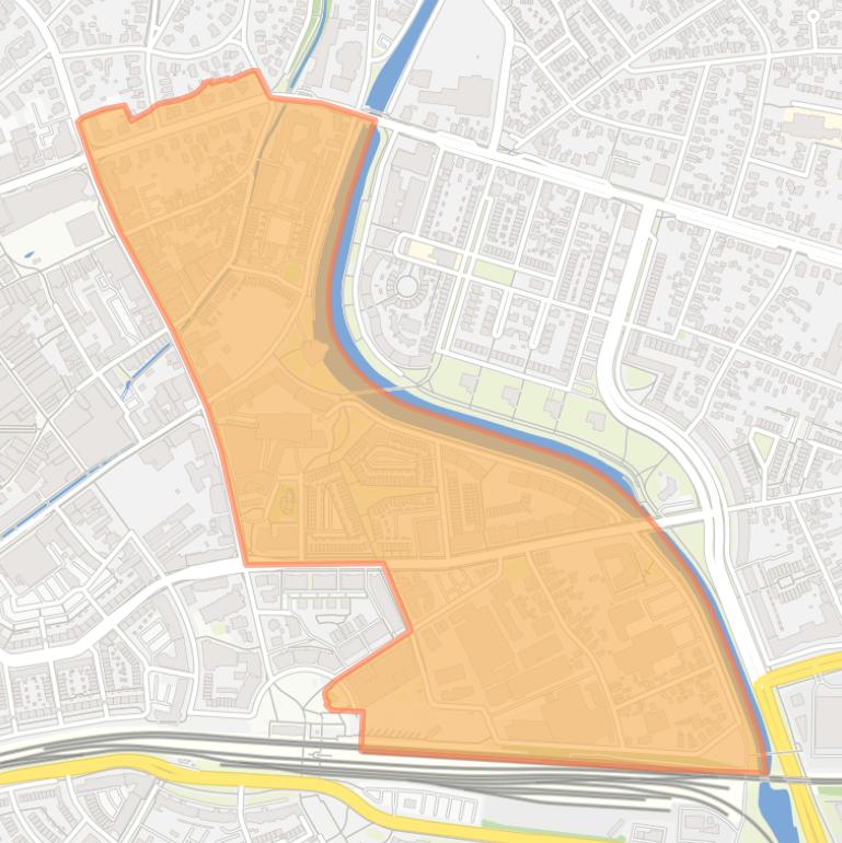 Kaart van de buurt De Haven.