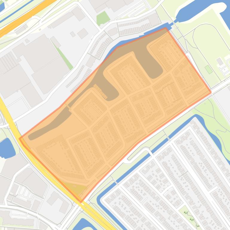 Kaart van de buurt De Haven.