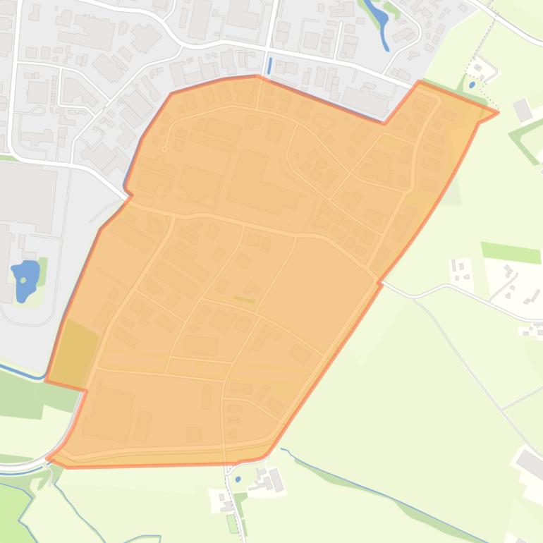 Kaart van de buurt De Hees.